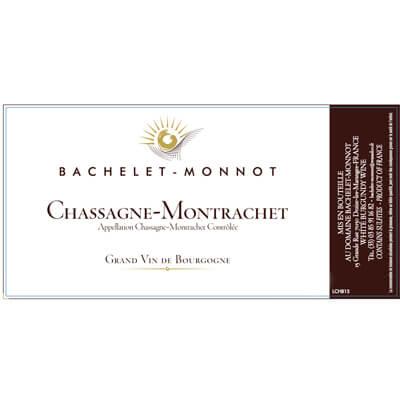 Bachelet-Monnot Chassagne-Montrachet Blanc 2022 (1x75cl)