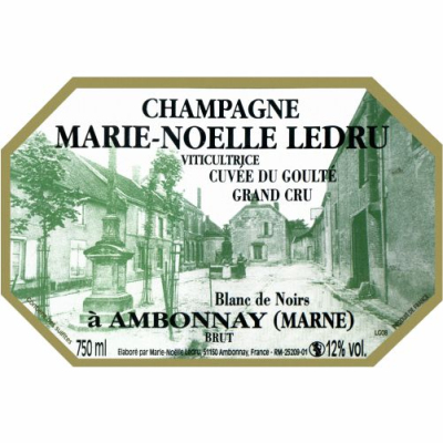 Marie Noelle Ledru Grand Cru Cuvee Goulte Blanc Noirs Brut 2007 (1x150cl)