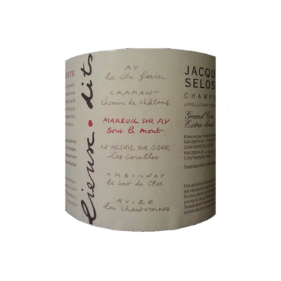 Jacques Selosse Extra Brut 1er Cru Sous le Mont NV (3x75cl)