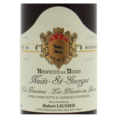Hospices de Nuits Hubert Lignier Nuits-Saint-Georges Fleurieres Plantes Baron 2019 (6x75cl)