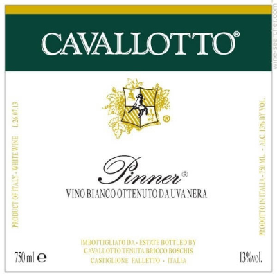 Cavallotto Pinner 2023 (12x75cl)