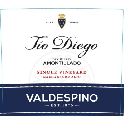 Valdespino Amontillado Tio Diego Sherry NV (12x75cl)