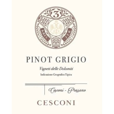 Cesconi Dolomiti Pinot Grigio 2023 (6x75cl)