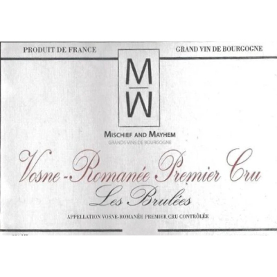 Mischief & Mayhem Vosne Romanee 1er Cru Les Brulees 2012 (6x75cl)