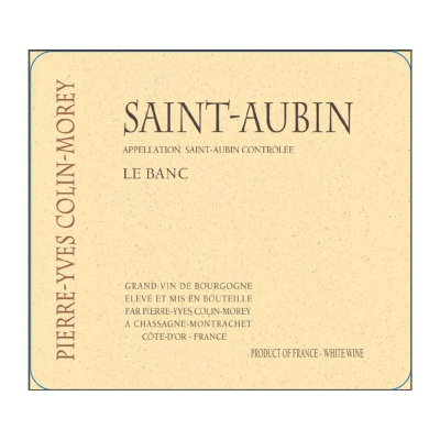 Pierre-Yves Colin-Morey Saint-Aubin le Banc  2018 (6x75cl)