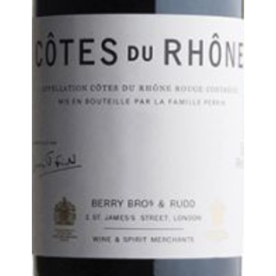 Berry Bros Rudd (Famille Perrin) Cote Rhone Rouge 2022 (24x37.5cl)