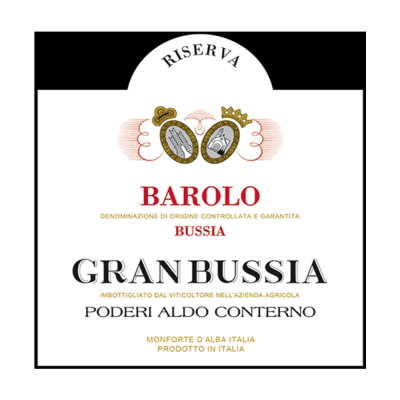 Aldo Conterno Barolo Granbussia Riserva 1988 (12x75cl)