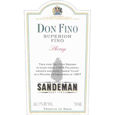Sandeman Sherry Don Fino Superiore NV (6x50cl)