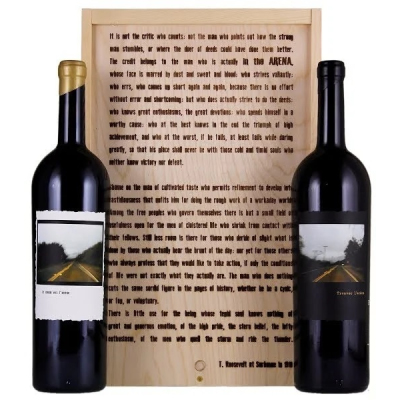 Sine Qua Non Case Syrah Trouver l'Arene & Grenache Chemin l'Heresie 2015 (2x150cl)