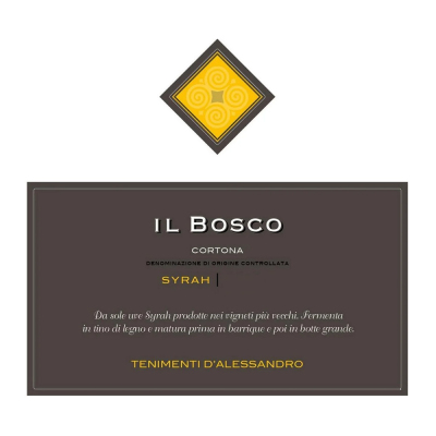 Tenimenti Luigi D'alessandro Il Bosco Syrah Cortona 1999 (1x75cl)