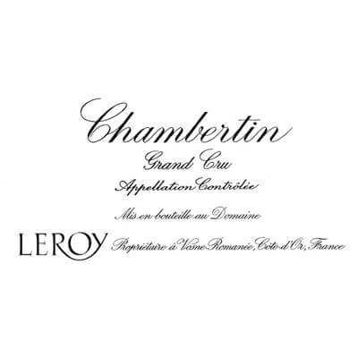 Maison Leroy Chambertin Grand Cru 2001 (1x75cl)