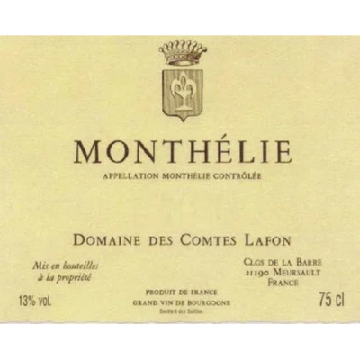 Comtes Lafon Monthelie Blanc 2020 (12x75cl)