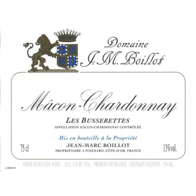 Jean Marc Boillot Macon Chardonnay Busserettes 2022 (6x75cl)