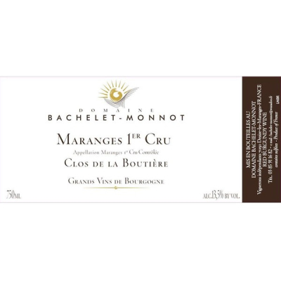 Bachelet Monnot Maranges 1er Cru Clos de la Boutiere Rouge 2022 (6x75cl)