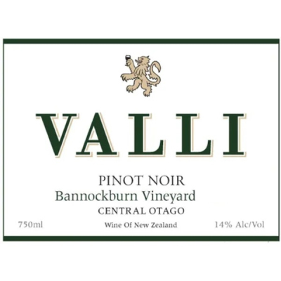 Valli Pinot Noir Bannockburn Vineyard 2022 (12x75cl)