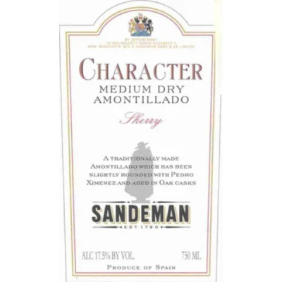 Sandeman Character Medium Dry Amontillado NV (6x50cl)