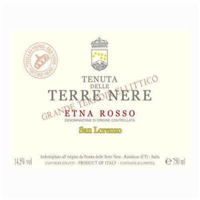 Terre Nere Etna Rosso San Lorenzo 2022 (6x75cl)
