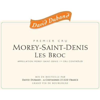 David Duband Morey-Saint-Denis 1er Cru Les Broc 2019 (3x75cl)