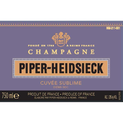 Piper Heidsieck Sublime Demi Sec NV (6x75cl)