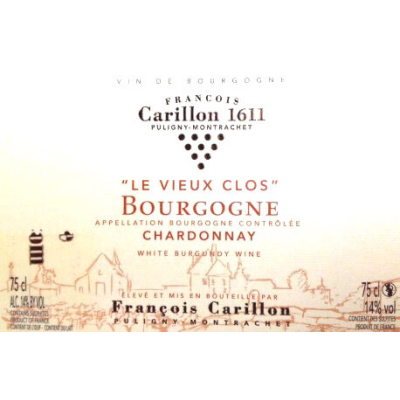 Francois Carillon Bourgogne Chardonnay Vieux Clos 2022 (6x75cl)