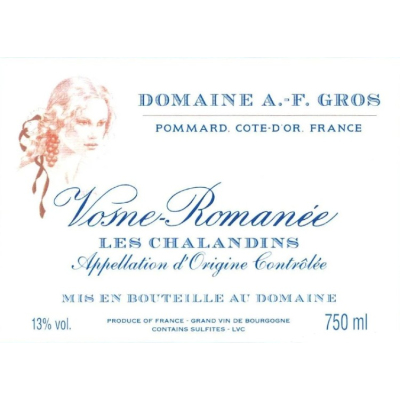 Anne-Francoise Gros Vosne-Romanee Les Chalandins 2018 (6x75cl)