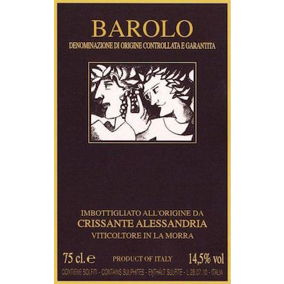 Crissante Alessandria Barolo Morra 2017 (6x75cl)