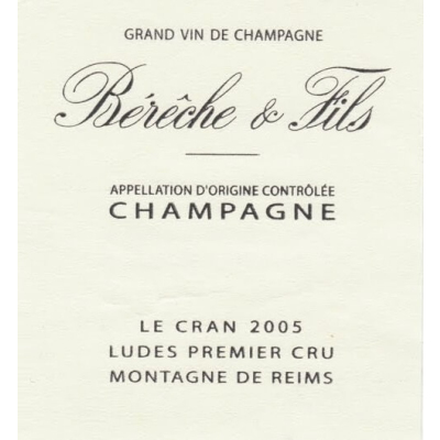 Bereche et Fils Rilly La Montagne 1er Cru 2016 (6x75cl)
