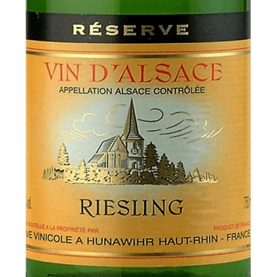 Cave Vinicole a Hunawihr Riesling Reserve 2023 (6x75cl)