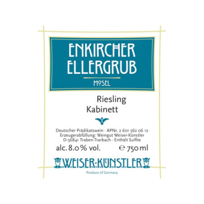 Weiser Kunstler Ellergrub Ge Riesling Trocken 2020 (6x75cl)