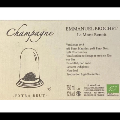 Emmanuel Brochet Le Mont Benoit Extra Brut NV NV (6x75cl)