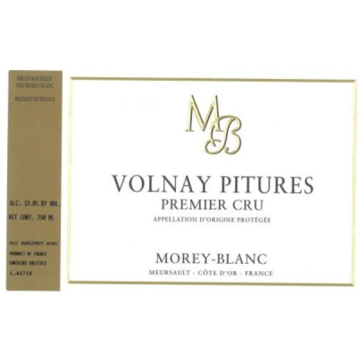Morey Blanc Volnay 1er Cru Les Pitures 2019 (6x75cl)