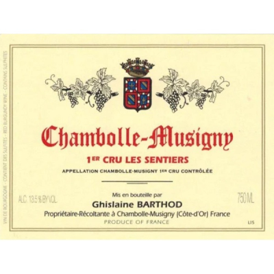 Ghislaine Barthod Chambolle-Musigny 1er Cru Les Sentiers 2018 (6x75cl)