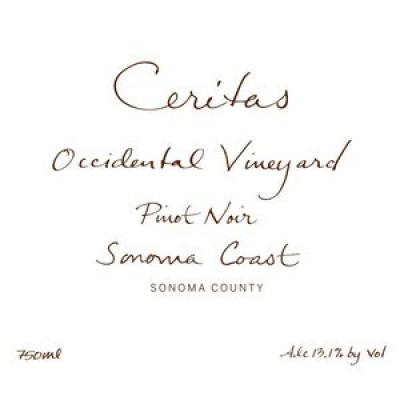 Ceritas Occidental Vineyard Pinot Noir 2020 (6x75cl)
