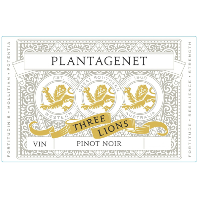Plantagenet Three Lions Pinot Noir 2024 (6x75cl)