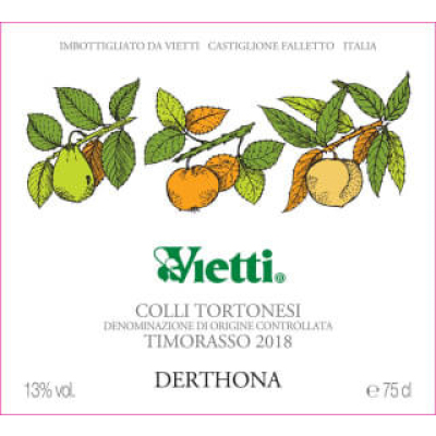 Vietti Colli Tortonesi Timorasso Derthona 2022 (6x75cl)