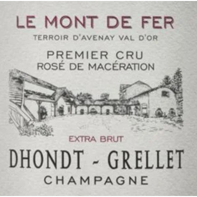 Dhondt Grellet Avenay Premier Cru Le Mont de Fer Extra Brut 2015 (5x75cl)