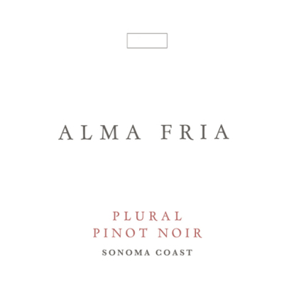 Alma Fria Sonoma Valley Plural Pinot Noir 2023 (12x75cl)