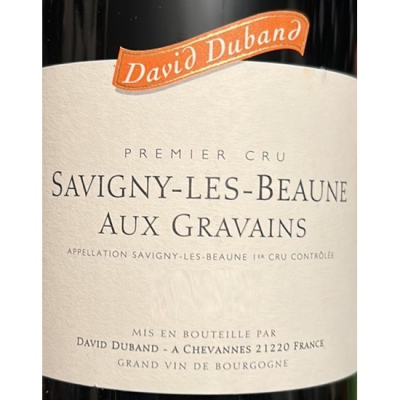 David Duband Savigny-les-Beaune 1er Cru Aux Gravains 2020 (6x75cl)