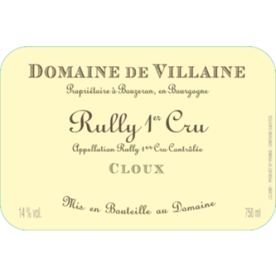Aubert et Pamela Villaine Rully 1 Cru Les Cloux 2018 (6x75cl)