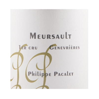 Philippe Pacalet Meursault Premier Cru Genevrieres 2018 (12x75cl)