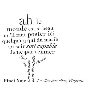 Domaine du Clos des Fees 100 Phrases pour Eventail 2020 (1x75cl)