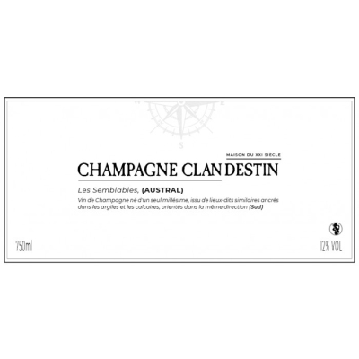Clandestin Les Semblables Austral Brut Nature 2019 (6x75cl)