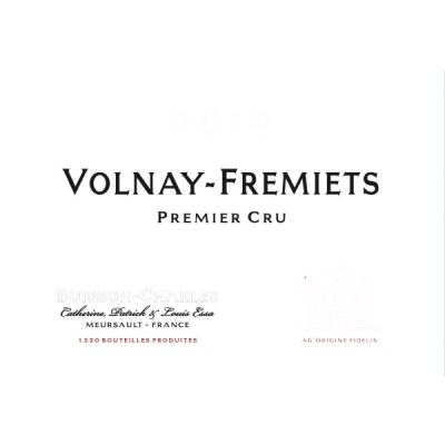 Buisson-Charles Volnay 1er Cru Fremiets 2019 (12x75cl)