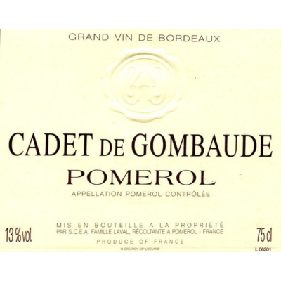 Cadet de Gombaude 2019 (6x75cl)