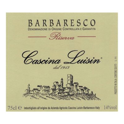 Cascina Luisin, Riserva, Barbaresco 2015 (6x75cl)