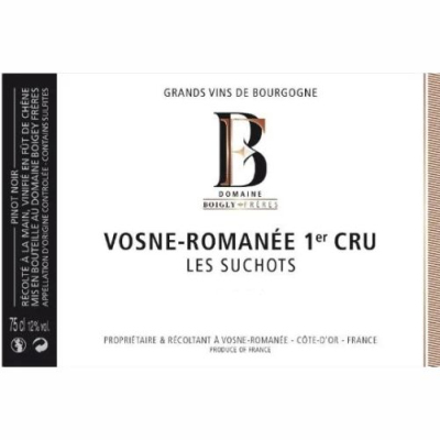 Boigey Freres Vosne-Romanee 1er Cru Les Suchots 2022 (6x75cl)