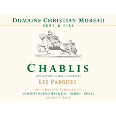 Christian Moreau Pere & Fils Chablis Les Pargues 2022 (12x75cl)