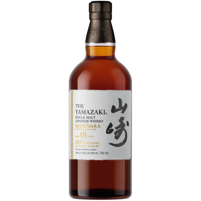 Yamazaki (Suntory) Single Malt Mizunara Japanese Oak 100th Anniversary Suntory Whisky 18YO NV (1x70cl)