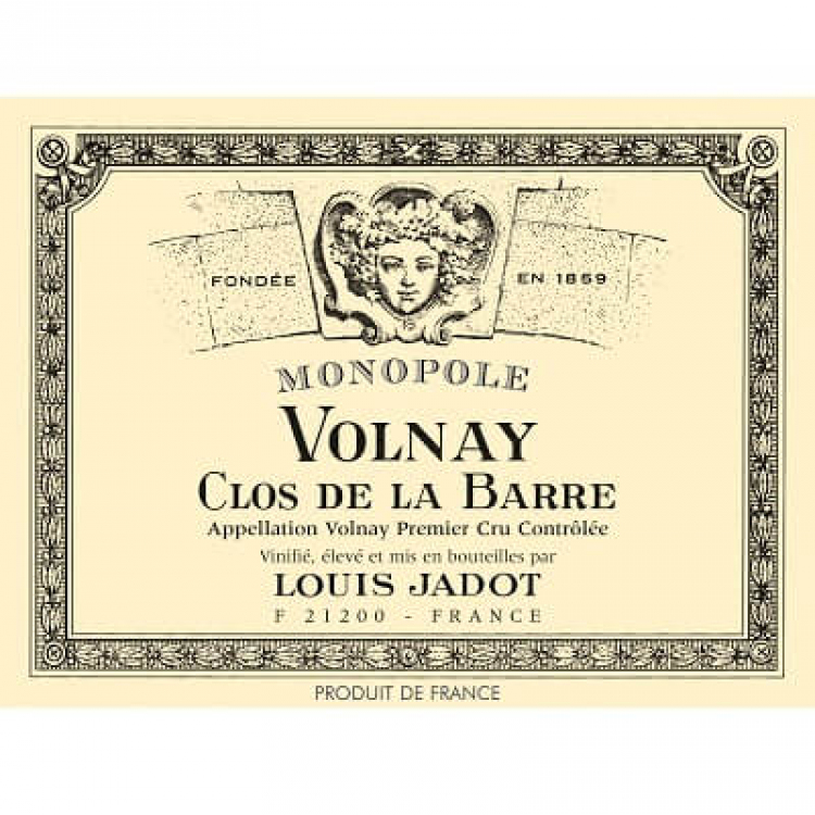 (Maison) Louis Jadot Volnay 1er Cru Clos de la Barre 2021 (6x75cl)