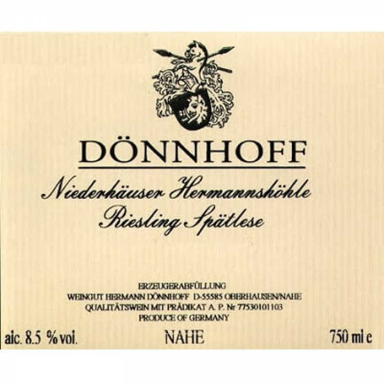 Donnhoff Niederhauser Hermannshohle Riesling Spatlese 2020 (3x150cl)